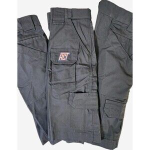 Affinity Mens 36 Gray ACT Cargo Shorts LOT OF 3 Cotton/Poly Blend Ring Clip